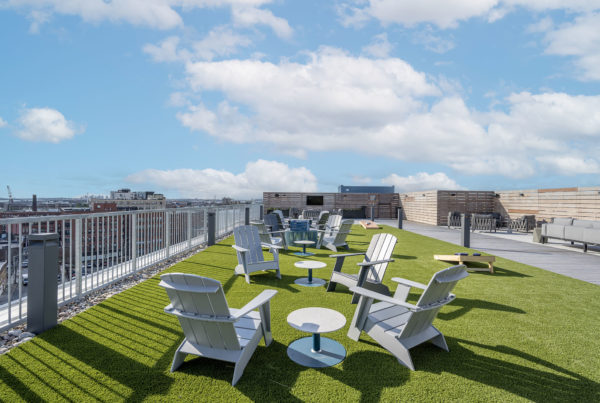 Roofdeck at Mosaic Apartments in Lynn MA